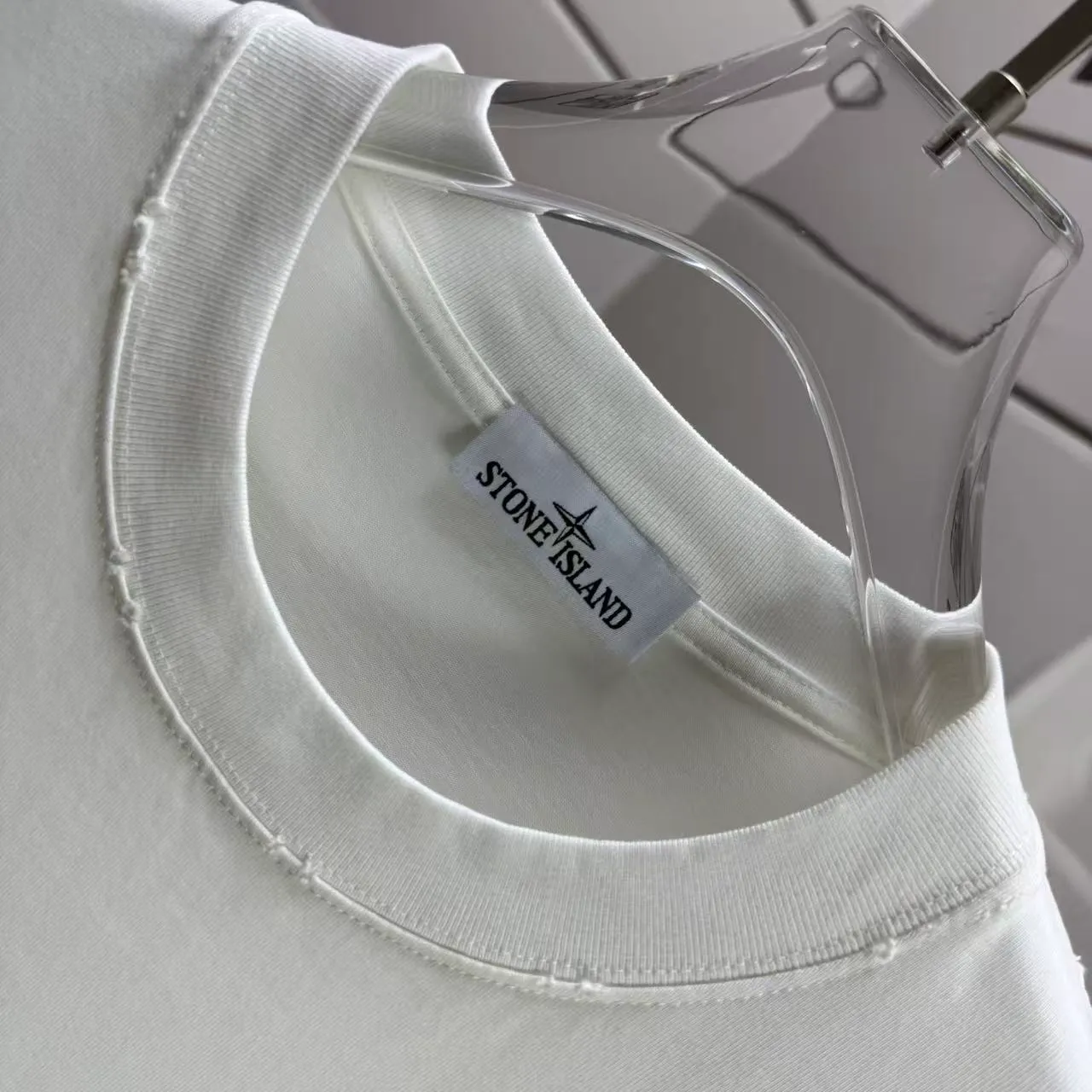 P160 Ston* islan* 石*岛 2025 autumn and winter new style Washed and worn 320g round neck short-sleeved tee Unisex loose version Color: Washed black Washed white Washed gray Brown Size: S M L XL XXL Size: S (90-130 pounds) M (120-150 pounds) L (140-165 pounds) (160-180 catties) XXL (180-210 catties)